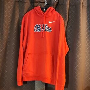 Nike Men's Red Ole Miss Hoodie